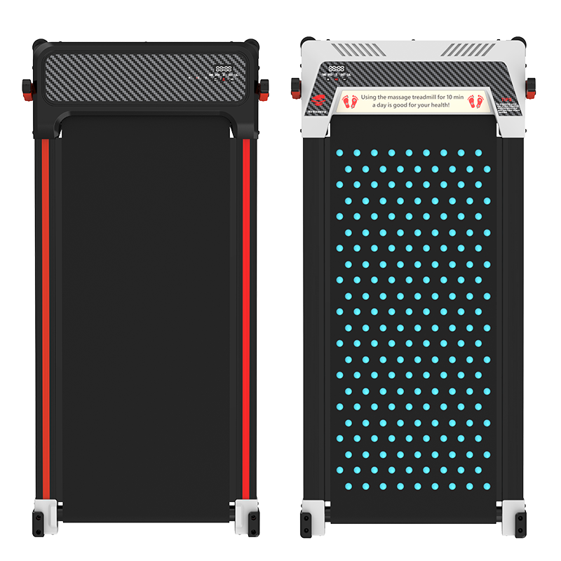 CITYSPORTS 2-in-1 Walking Pad & Massage Incline – Foldable Home & Office Treadmill