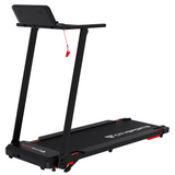 CITYSPORTS HG2-12  with Bosch Motor — Treadmill 1400W, 1–12 km/h, 7.7% | Foldable, Black