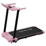 CITYSPORTS WP9 Folding Treadmill – 1400W Motor, 12 km/h, Incline up to 7.7% — Compact Home & Office Treadmill Pink